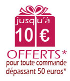 10 euros offerts*